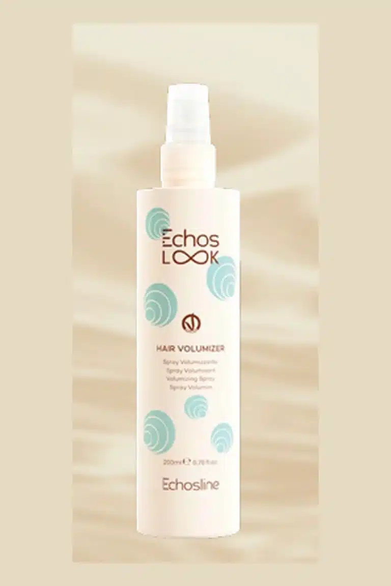 Echos Look Hair Volumizer 200ml spray bottle with logo and design.
